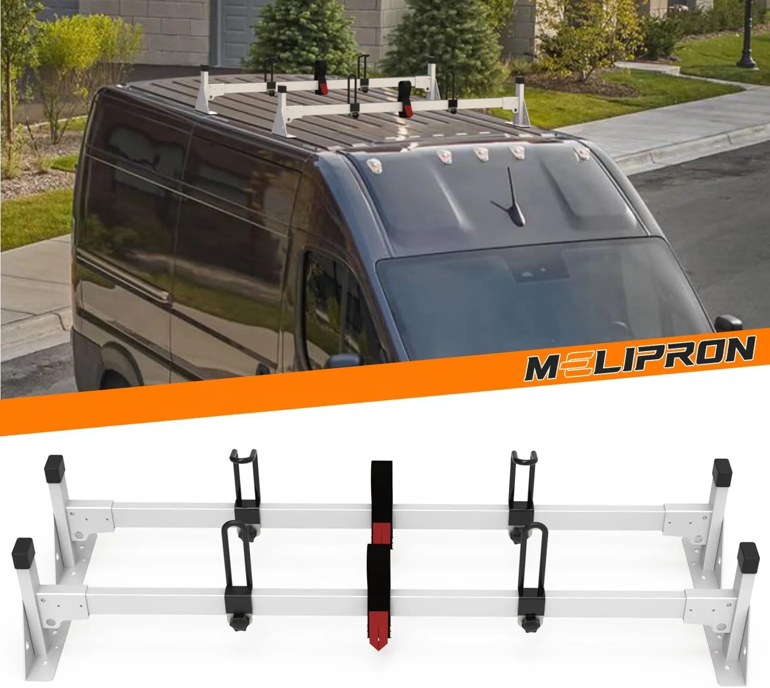 Van Roof Ladder Racks for RAM ProMaster City 2 Bars
