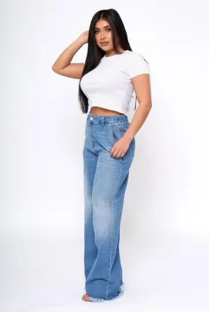 Won't Be Knocked Down Wide Leg Jean