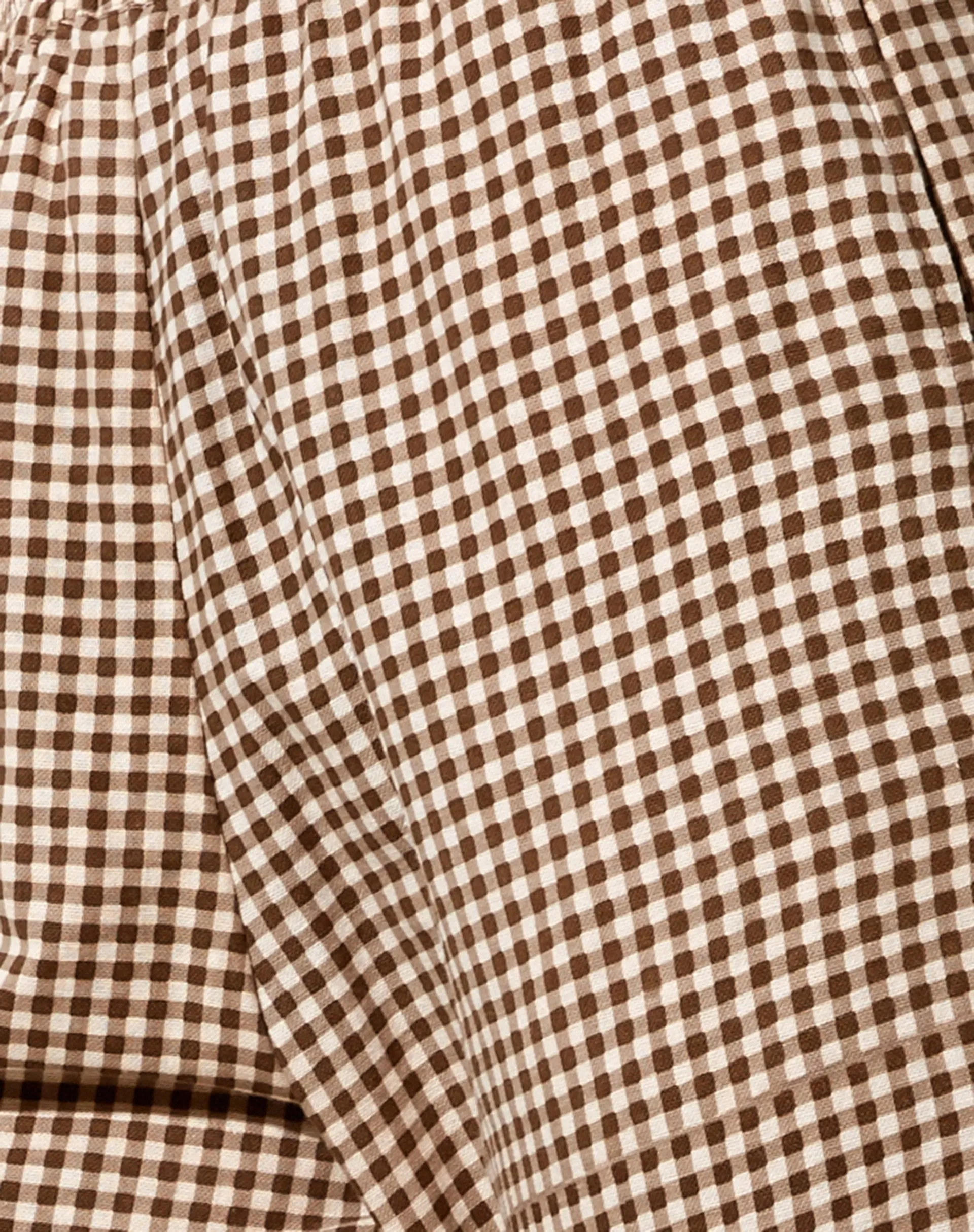 Yara Trouser in Mini Gingham